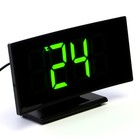 Часы-будильник электронные настольные, термометр, календарь, USB, 17×9.5 см, 3хААА - Фото 4
