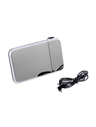 Часы электронные настольные, будильник с проекцией на потолок, календарем, USB, белая индикация 9742 - фото 51802881