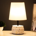 Настольная лампа "Энель" E14 40Вт белый 18,5х18,5х32 см RISALUX - Фото 2