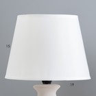 Настольная лампа "Даена" E14 40Вт серо-золотой 20х20х31 см RISALUX - Фото 3