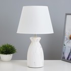 Настольная лампа "Лаена" E14 40Вт белый 22,5х22,5х37 см RISALUX - фото 320396352