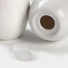 Набор керамический для специй на деревянной подставке BellaTenero, 5 предметов: солонка 70 мл, перечница 70 мл, салфетница, ёмкость для зубочисток, подставка, цвет белый - Фото 7