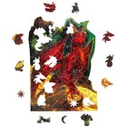 Пазл фигурный «Дракон», 106 деталей - Фото 5