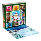 Адвент-календарь «Дед Мороз», аквамозаика 1000 шариков, 8 трафаретов - фото 3916656
