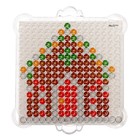 Адвент-календарь «Дед Мороз», аквамозаика 1000 шариков, 8 трафаретов - фото 3916661