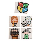 Адвент-календарь «Новогоднее волшебство», аквамозаика 1000 шариков, 9 карточек - фото 806461635