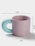 Кружка «Воздух», 300 мл, керамика, фиолетовая - Фото 2