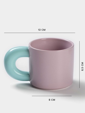 Кружка «Воздух», 300 мл, керамика, фиолетовая