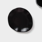 Чайная пара керамическая «Базальт», 2 предмета: кружка 200 мл, блюдце d=14,8 см, цвет чёрный - Фото 3