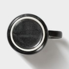 Набор керамический чайный Loft, 6 предметов: чайник 1 л, 4 кружки 250 мл, поднос 33×20 см, цвет чёрный - Фото 4