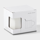 Кружка с ложкой Simple, 350 мл, керамика, белая 9624066