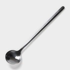 Кружка с ложкой «Белый мрамор», 350 мл, керамика, белая - Фото 4