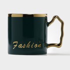 Чайная пара «Роскошь», 3 предмета: кружка 250 мл, блюдце 23.5×13 см, ложка, керамика, зелёная - Фото 9