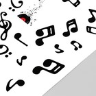 Наклейка пластик интерьерная цветная "Музыкальная пластинка" 60х30 см - фото 23098254