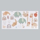 Наклейка пластик интерьерная цветная "Милые животные" 30х60 см - Фото 2