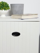 Ручка-кнопка CAPPIO RK130, мебельная, цвет черный - фото 65402565