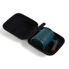 Набор для чайной церемонии ДЖЕКИЧАЙ «Чэнду», 5 предметов на 4 персоны: чашка 45 мл, чайник 400 мл, керамика, бирюзовый - Фото 5