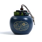 Набор для чайной церемонии 6 предметов на 3 персоны: чашка 50 мл, чайник 280 мл, синий - Фото 3