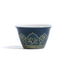 Набор для чайной церемонии 6 предметов на 3 персоны: чашка 50 мл, чайник 280 мл, синий - Фото 4
