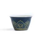 Набор для чайной церемонии 5 предметов на 3 персоны: чашка 50 мл, чайник 280 мл, синий - фото 4400724