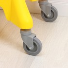 Тележка для уборки с отжимом и ведром, 31 л, цвет жёлтый - Фото 2