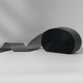Лента капроновая, 50 мм, 100 ± 5 м, цвет тёмно-серый