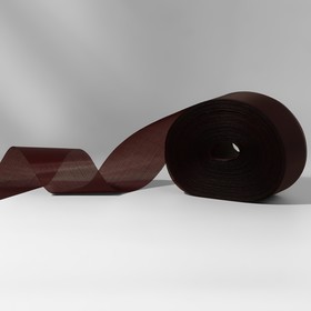 Лента капроновая, 50 мм, 100 ± 5 м, цвет тёмно-коричневый