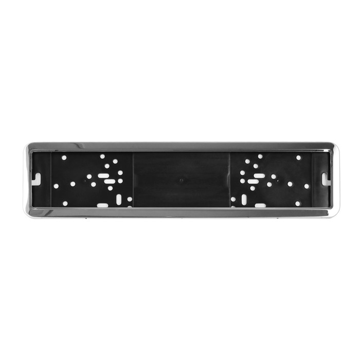 Рамка для автомобильного номера, нержавеющая сталь, 776-161 - Фото 1