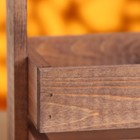 Набор кашпо деревянных 3 в 1 (30.5×18.5×35; 25.5×15×30; 20×12×23) "Аром", Состаренный дуб - Фото 5