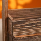 Набор кашпо деревянных 3 в 1 (30.5×18.5×35; 25.5×15×30; 20×12×23) "Аром", палисандр - Фото 5