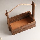 Подарочный ящик «Аром», 25×15×30 см, деревянный, ручка - канат, цвет палисандр - Фото 3
