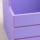 Подарочный ящик «Аром», 25.5×15×30 см, деревянный, ручка - канат, фиолетовый - Фото 4