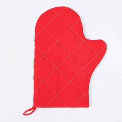 Варежка-прихватка новогодняя Этель "Рождественский вечер" 20х28 см, 100% хл, ватин 250 г/м2