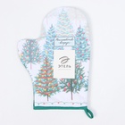 Варежка-прихватка новогодняя «Этель. Сказочный лес», 20×28 см, 100% хлопок, ватин 250 г/м² - Фото 5