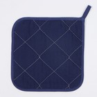 Прихватка новогодняя "Этель" "Сказочный гость" 19х19 см, 100% хл, ватин 250 г/м2 - фото 29802903