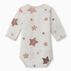 Боди Bloom Baby Звездочки с дл. рукавом, р. 62 см, молочный 9932266 - фото 14250351