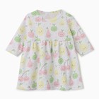 Платье Bloom Baby Фрукты с дл. рукавом, р. 62 см, молочный - фото 109169237