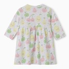Платье Bloom Baby Фрукты с дл. рукавом, р. 62 см, молочный - Фото 6
