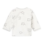 Распашонка Bloom Baby Короны, р. 62 см, молочный - Фото 6