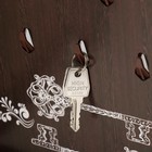 Ключница закрытая "Правила дома" 26,5х31,5 см Орех - Фото 4