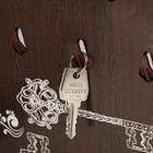 Ключница закрытая "Секрет" 26,5х31,5 см Орех - Фото 4