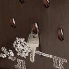 Ключница закрытая "Осень" 26,5х31,5 см Орех - фото 7832597