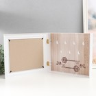 Ключница закрытая "Листья" 26,5х31,5 см Белый - фото 24400083