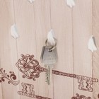 Ключница закрытая "Листья" 26,5х31,5 см Белый - фото 24400084