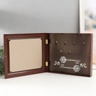 Ключница закрытая "Окно" 26,5х31,5 см Орех - фото 24458679