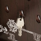 Ключница закрытая "Париж в рамке" 26,5х31,5 см Орех - фото 7832706