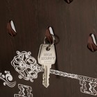 Ключница закрытая "Мегаполис" 26,5х31,5 см Орех - Фото 4