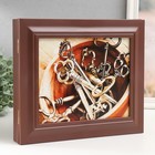 Ключница закрытая "Ключи" 26,5х31,5 см Орех - фото 23127851