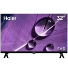 Телевизор Haier SMART TV S1, 32", 1920х1080, DVB-T2/C/S2, HDMI 3, USB 2, SmartTV, чёрный - Фото 1