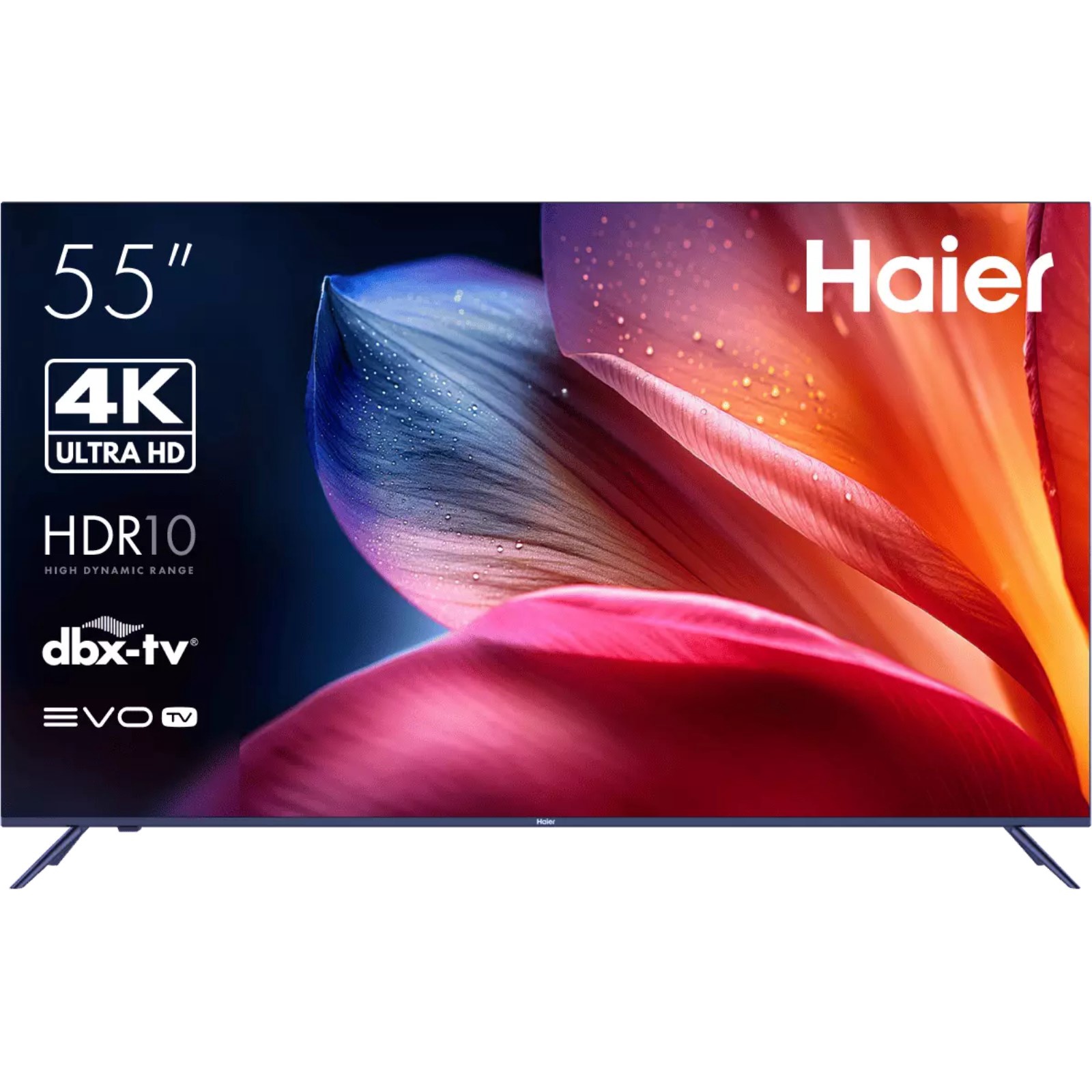 Телевизор Haier SMART TV S1, 55", 3840×2160, DVB-T/T2/C/S2, HDMI×3, USB ...